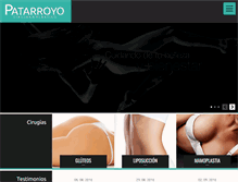 Tablet Screenshot of doctorpatarroyo.com